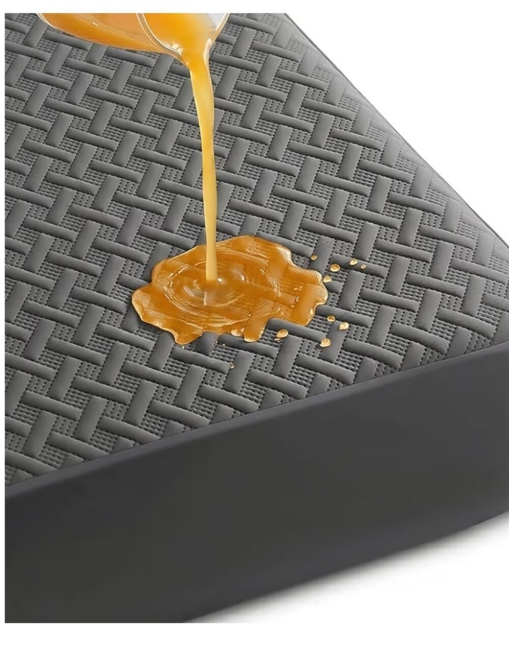 California King Mattress Protector Waterproof Mattress Pad- Gray